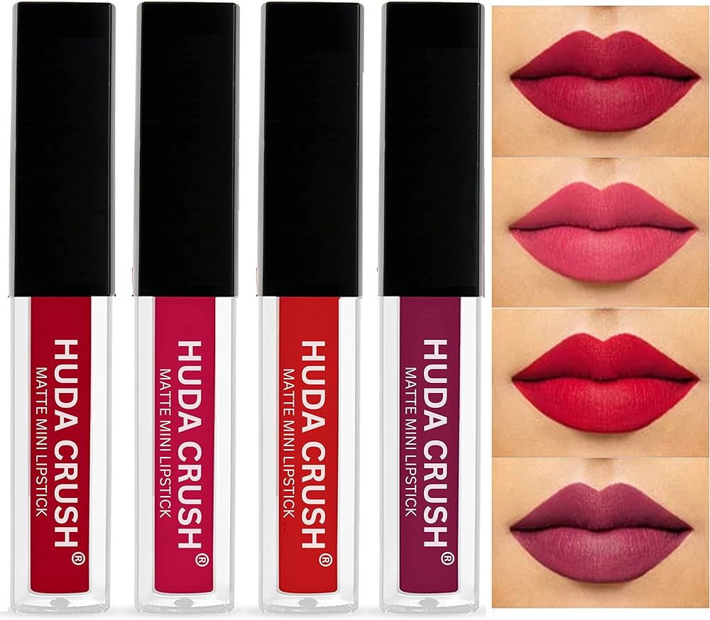 MI Fashion Lipsticks Set Liquid Matte Dark Brown Lipsticks, Nude Matte Lipstick, Coffee Lipstick